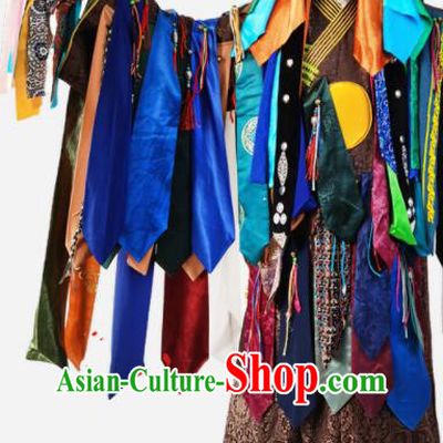 Chinese Mongol Minority Religious Ceremony Apparels Mongolian Ethnic Fiesta Clothing Traditional Shaman Performance Brown Robe and Hat