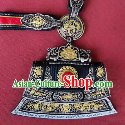 Handmade China Zang Nationality Steel Flint Waist Accessories Ethnic Wedding Belt Pendant Tibetan Robe Waistband