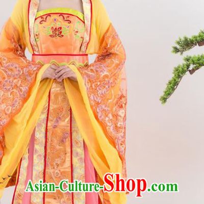 China Ancient Court Woman Hanfu Dress Tang Dynasty Imperial Consort Historical Clothing Traditional Palace Lady Garment Costumes