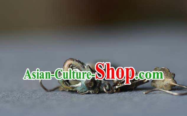 Handmade Chinese Cheongsam Ear Jewelry Silver Ear Accessories National Earrings Traditional Pearls Eardrop Handmade Chinese Cheongsam Ear Jewelry Silver Ear Accessories National Earrings Traditional Pearls Eardrop