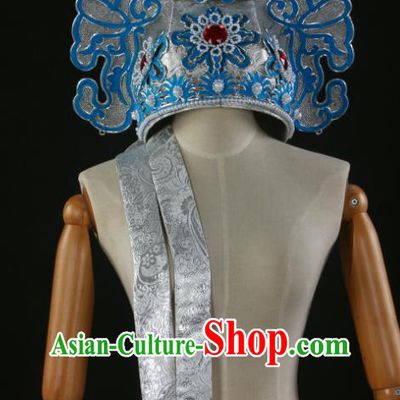 Chinese Peking Opera Niche Hat Ancient Scholar Headwear Beijing Opera Xiaosheng Liang Shanbo Headdress