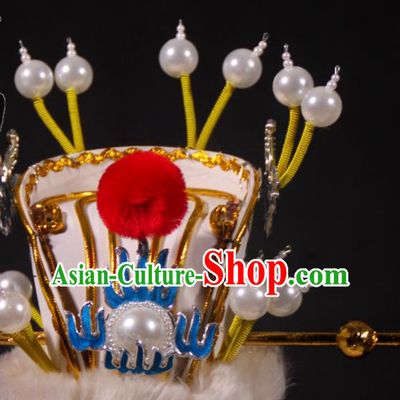 Chinese Ancient Prince Hairdo Crown Beijing Opera Xiaosheng Headdress Peking Opera Childe Hair Accessories