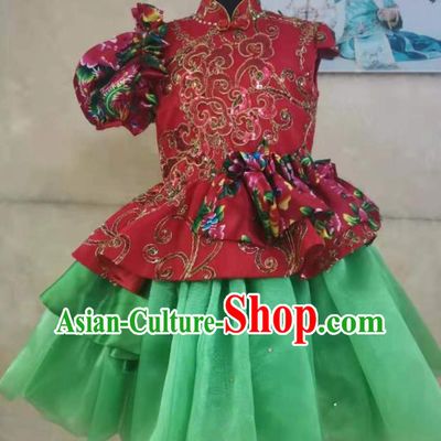 Professional Modern Dance Dress Girl Chorus Garment Children Stage Performance Costume
