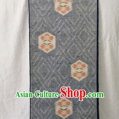 Japanese Traditional Yukata Belt Grey Woolen Waistband Female Kimono Dress Corset