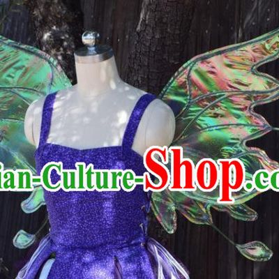 Custom Halloween Fancy Props Christmas Day Butterfly Wings Cosplay Catwalks Accessories Miami Stage Show Back Decorations