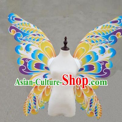 Custom Cosplay Fancy Ball Props Catwalks Butterfly Wings Halloween Performance Wear Carnival Parade Accessories Miami Stage Show Decorations