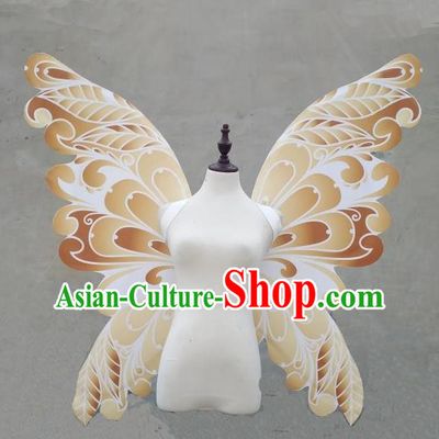 Custom Miami Stage Show Back Decorations Cosplay Fancy Ball Props Catwalks Butterfly Wings Halloween Performance Wear Carnival Parade Accessories