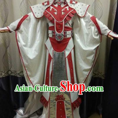 China Traditional Puppet Show Swordswoman Ye Xiaochai Garment Costumes Ancient Female General Clothing Cosplay Heroine Dress Outfits