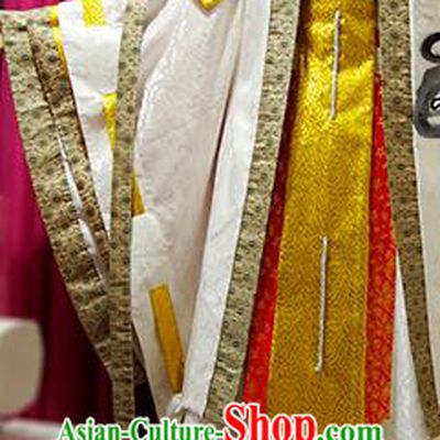 Chinese Puppet Show Swordsman Garment Costumes Ancient Royal King Robe Uniforms Traditional Cosplay Emperor Clothing