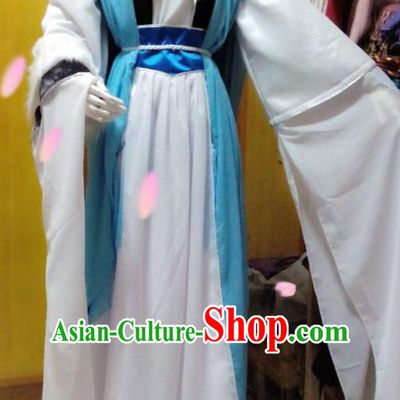 Chinese Traditional Cosplay Young Knight Clothing Puppet Show Swordsman Garment Costumes Ancient Taoist Robe Uniforms