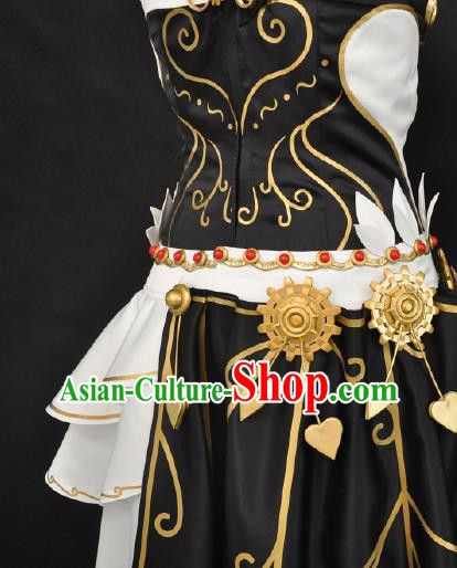 Top Cosplay Fairy Dress Game Character Swordswoman Garment Costume Traditional Chivalrous Lady Clothing Top Cosplay Fairy Dress Game Character Swordswoman Garment Costume Traditional Chivalrous Lady Clothing