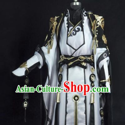 Custom Cosplay Knight Clothing JX Online Swordsman Garment Costumes Game Role Chivalrous Male Suits