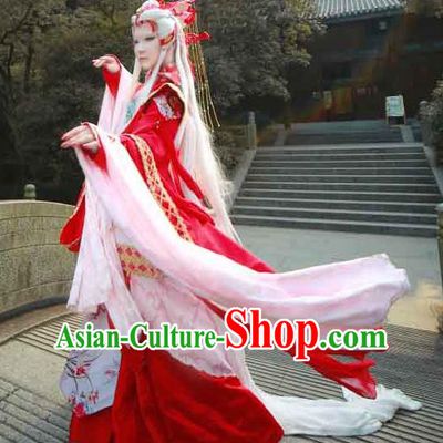 Chinese Puppet Show King Wedding Garment Costumes Ancient Swordsman Red Uniforms Traditional Cosplay Royal Highness Clothing
