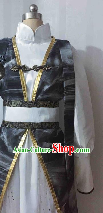China Ancient Young Childe Garment Costumes Traditional Hanfu Swordsman Apparels Cosplay Scholar Clothing China Ancient Young Childe Garment Costumes Traditional Hanfu Swordsman Apparels Cosplay Scholar Clothing