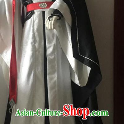 China Cosplay Swordsman Clothing Ancient Royal King Garment Costumes Traditional Hanfu Chivalrous Male Apparels