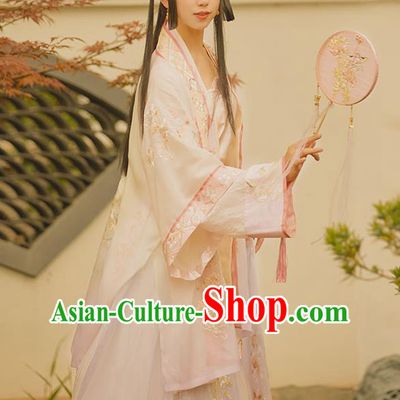 China Song Dynasty Young Beauty Historical Clothing Traditional Female Hanfu Dress Apparels Ancient Princess Garment Costumes Full Set