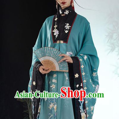 China Traditional Court Woman Hanfu Dress Apparels Ancient Imperial Consort Garment Costumes Ming Dynasty Noble Beauty Historical Clothing