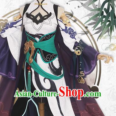 Custom Female Warrior Dress Outfits Cartoon Young Lady Clothing Cosplay Angel Garment Costumes