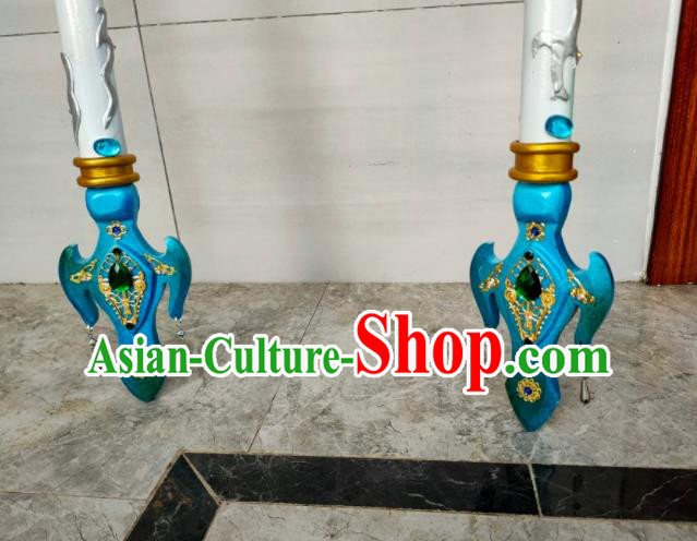 Custom Chinese Handmade Swordsman Props Cosplay Mace Accessories Puppet Show Sceptre Custom Chinese Handmade Swordsman Props Cosplay Mace Accessories Puppet Show Sceptre
