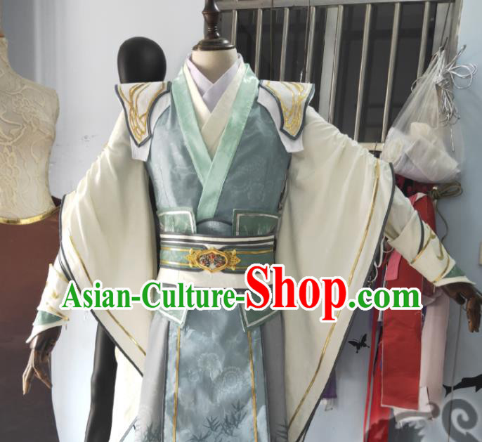 China Traditional Chivalrous Hero Garment Costumes Cosplay Swordsman Apparels Ancient Young General Clothing China Traditional Chivalrous Hero Garment Costumes Cosplay Swordsman Apparels Ancient Young General Clothing