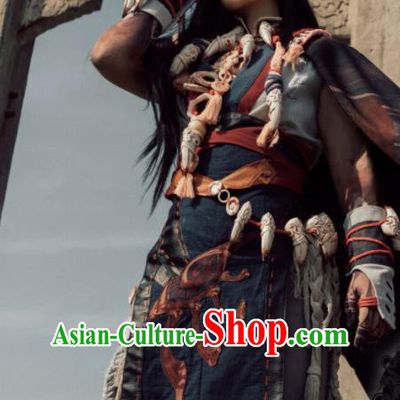 China Ancient Young Hero Clothing Traditional Swords of Legends Jin Yun Garment Costumes Cosplay Swordsman Apparels