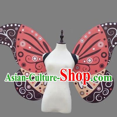 Top Miami Angel Catwalks Props Stage Show Butterfly Wings Brazilian Parade Back Accessories Samba Dance Decorations