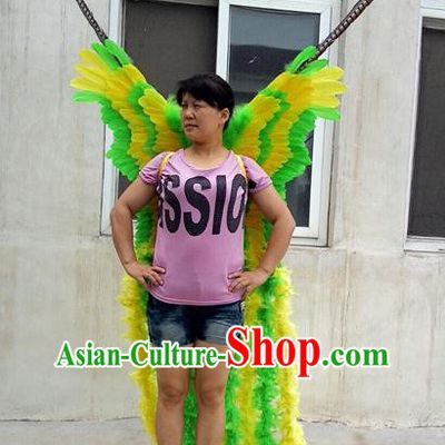 Top Miami Angel Catwalks Props Stage Show Deluxe Feather Butterfly Wings Opening Dance Back Accessories Halloween Performance Decorations