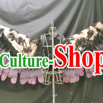 Top Stage Show Electric Telescopic Wings Cosplay Angel Accessories Brazil Parade Back Decorations Catwalks Deluxe Feather Props