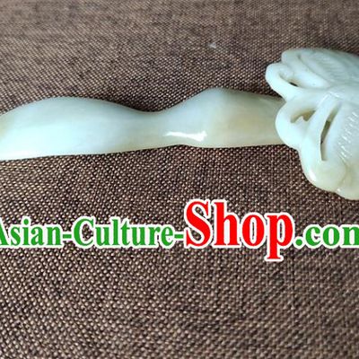China Handmade Carving Butterfly Hairpin Traditional Hair Accessories Ancient Court Lady Hair Stick Classical Headpiece