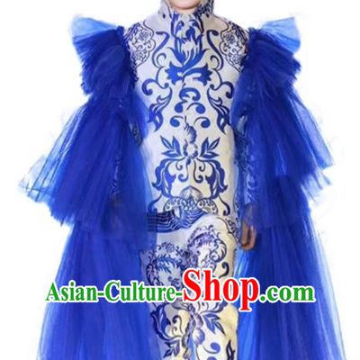 Top Catwalks Prince Fashion Boys Stage Show Western Suits Compere Garment Costumes Children Performance Clothing