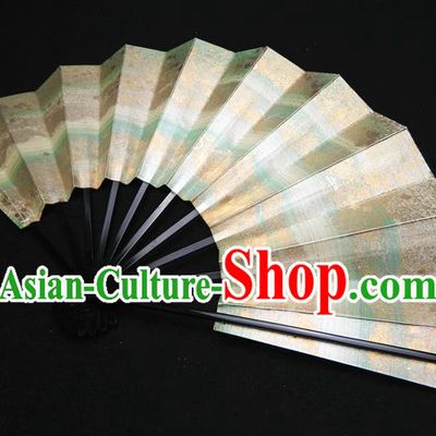 Japan Classical Dance Folding Fan Traditional Fan Handmade Bamboo Craft Fans Geisha Performance Accordion