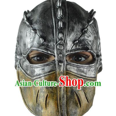 Top Cosplay Sparta Hero Face Mask Masquerade Party Prop Helmet Stage Show Mask Halloween Fancy Ball Warrior Hair Accessories