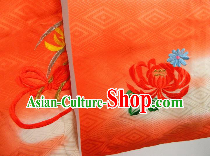 Japan Classical Peony Pattern Red Furisode Kimono Traditional Festival Yukata Dress Children Garment Costume Japan Classical Peony Pattern Red Furisode Kimono Traditional Festival Yukata Dress Children Garment Costume