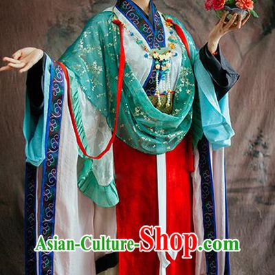 China Ancient Imperial Consort Garment Clothing Song Dynasty Court Beauty Hanfu Dress Traditional Dunhuang Murals Historical Costumes Complete Set