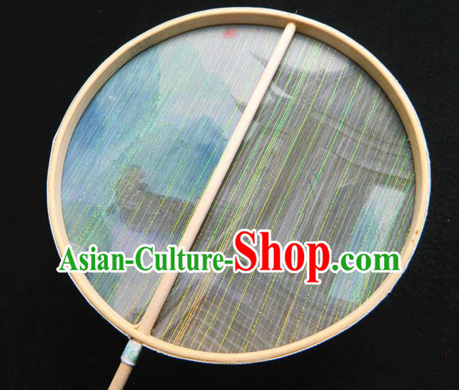 Japan Traditional Palace Fan Handmade Printing Silk Fan Geisha Dance Fan Classical Circular Fan Japan Traditional Palace Fan Handmade Printing Silk Fan Geisha Dance Fan Classical Circular Fan