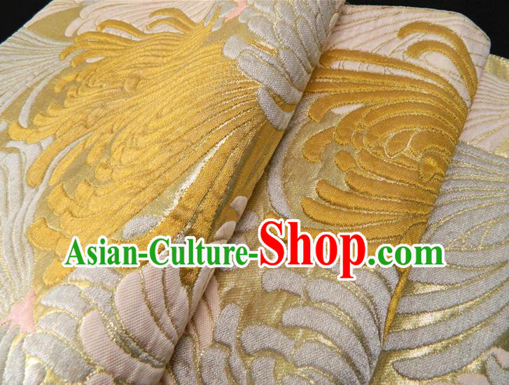 Japanese Handmade Kimono Waistband Yukata Dress Hekoobi Accessories Traditional Chrysanthemum Pattern Brocade Belt Japanese Handmade Kimono Waistband Yukata Dress Hekoobi Accessories Traditional Chrysanthemum Pattern Brocade Belt
