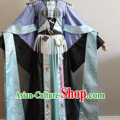 Professional Ancient Female Knight Dress Outfits Traditional Puppet Show Clothing Cosplay Swordswoman Garment Costumes