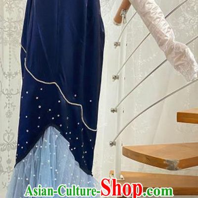 Top Cosplay Demon Slayer Navy Full Dress Outfits Halloween Stage Performance Garment Costume Cartoon Young Woman Clothing