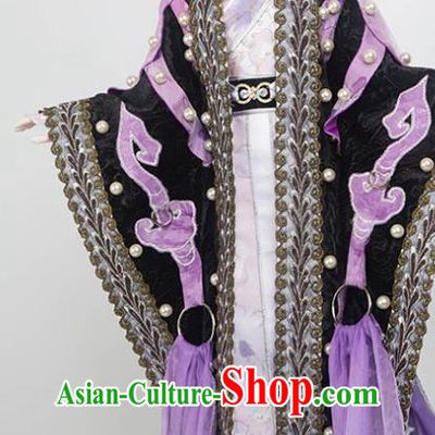 Chinese Traditional Puppet Show Knight Garment Costumes Cosplay Swordsman Clothing Ancient Chivalrous Male Uniforms