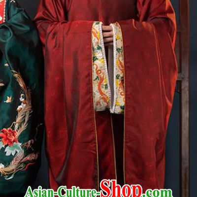 China Ancient Young Childe Garment Costumes Traditional Wedding Hanfu Robe Attire Song Dynasty Official Historical Clothing for Men