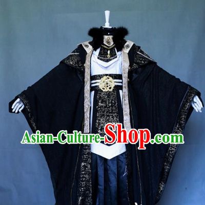 Chinese Traditional Puppet Show Swordsman Garment Costumes Cosplay Noble Prince Clothing Ancient Chivalrous Childe Uniforms