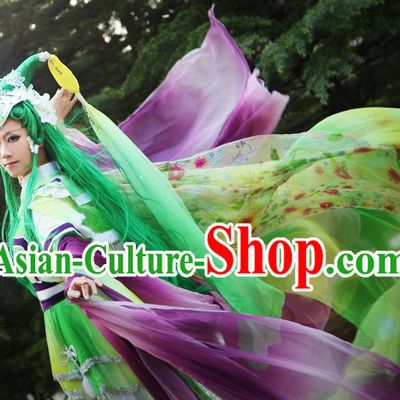 China Traditional Puppet Show Mu Chengxue Garment Costumes Ancient Swordswoman Clothing Cosplay Chivalrous Female Dress Outfits and Headdress