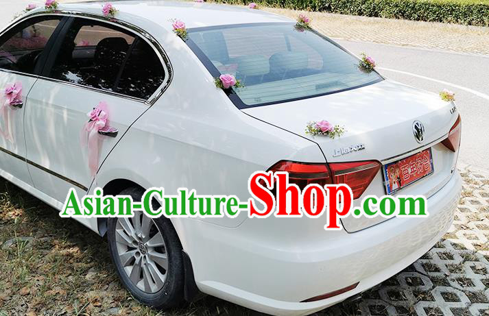 Wedding Car Decorations Love Rose Flowers Bouquet Wedding Car Ornaments Wedding Car Decorations Love Rose Flowers Bouquet Wedding Car Ornaments