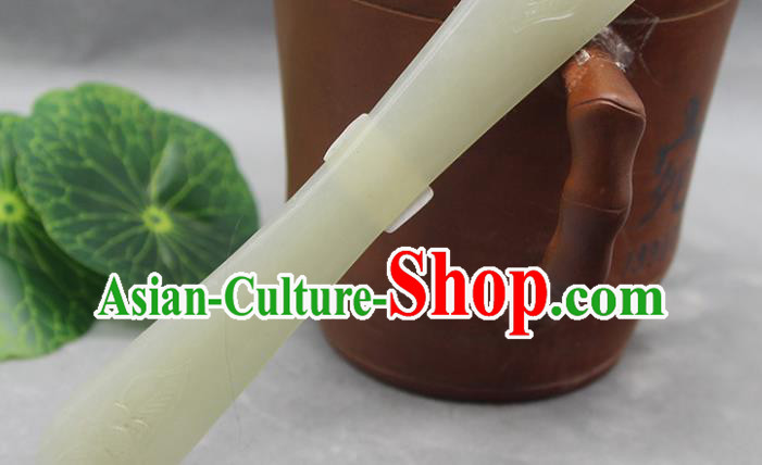 China Qing Dynasty Woman Hairpin Ancient Empress Jade Hair Stick Hair accessories China Qing Dynasty Woman Hairpin Ancient Empress Jade Hair Stick Hair accessories