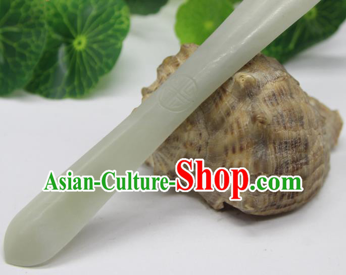 China Qing Dynasty Woman Hairpin Ancient Empress Jade Hair Stick Hair accessories China Qing Dynasty Woman Hairpin Ancient Empress Jade Hair Stick Hair accessories