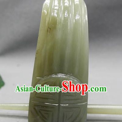China Ancient Prince Jade Hair Crown Handmade Han Dynasty Hair accessories Noble Childe Hairpin