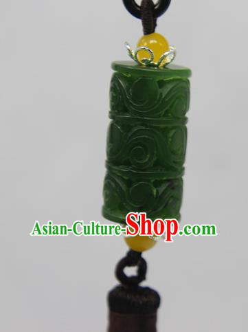 China National Jadeite Sachet Classical Jewelry Accessories Handmade Carving Pendant China National Jadeite Sachet Classical Jewelry Accessories Handmade Carving Pendant