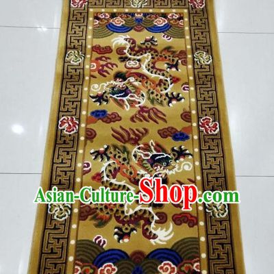 Chinese Rug Tibetan Double Dragons Rug