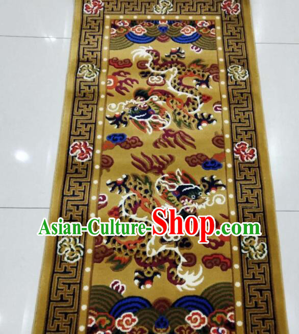 Chinese Rug Tibetan Double Dragons Rug Chinese Rug Tibetan Double Dragons Rug