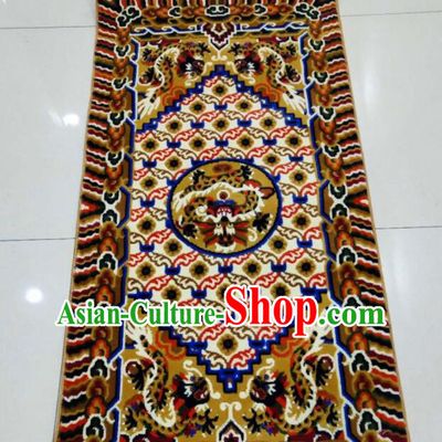 Tibetan Five Dragons Rug Chinese Handmade Rug